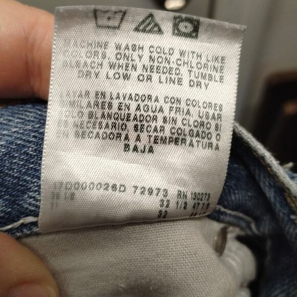 Wrangler Men's Size 36x32 Regular Fit Blue Jeans 96501DS - Picture 4 of 4